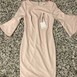 CALVIN KLEIN BABY PINK DRESS